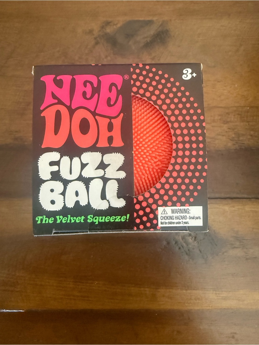 Fuzz Ball Velvet Squeeze - Red